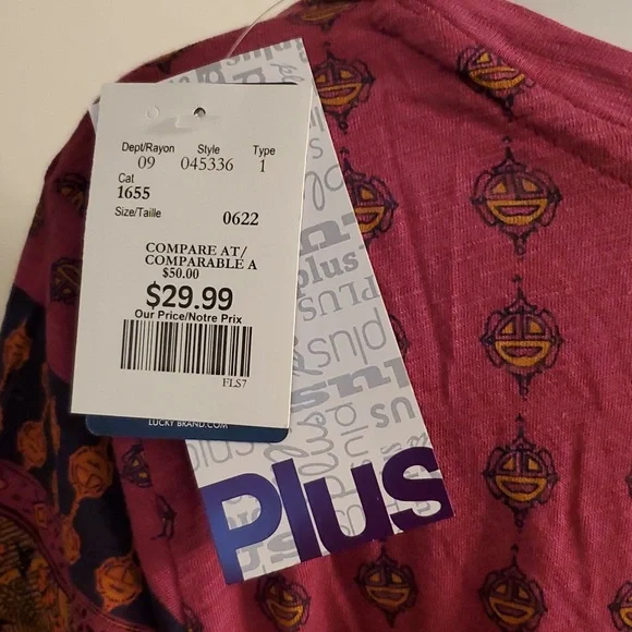 💙 4/$20 NEW Lucky Brand Bohemian Top - Picture 4 of 6